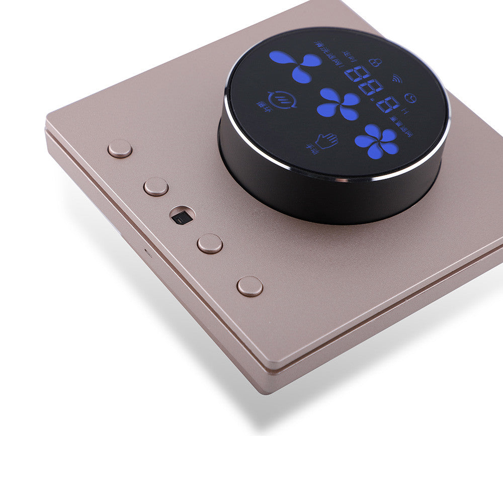 Smart Fresh Air Speed Fan Control Dimming Panel with Zigbee