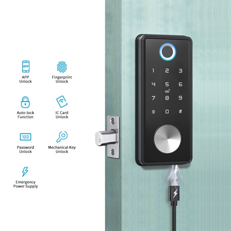 Smart Wi-Fi Keyless Deadbolt Lock with Fingerprint Access
