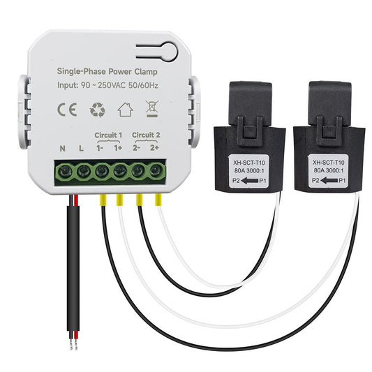 Wi-Fi Single Phase Power Clamp Energy Meter