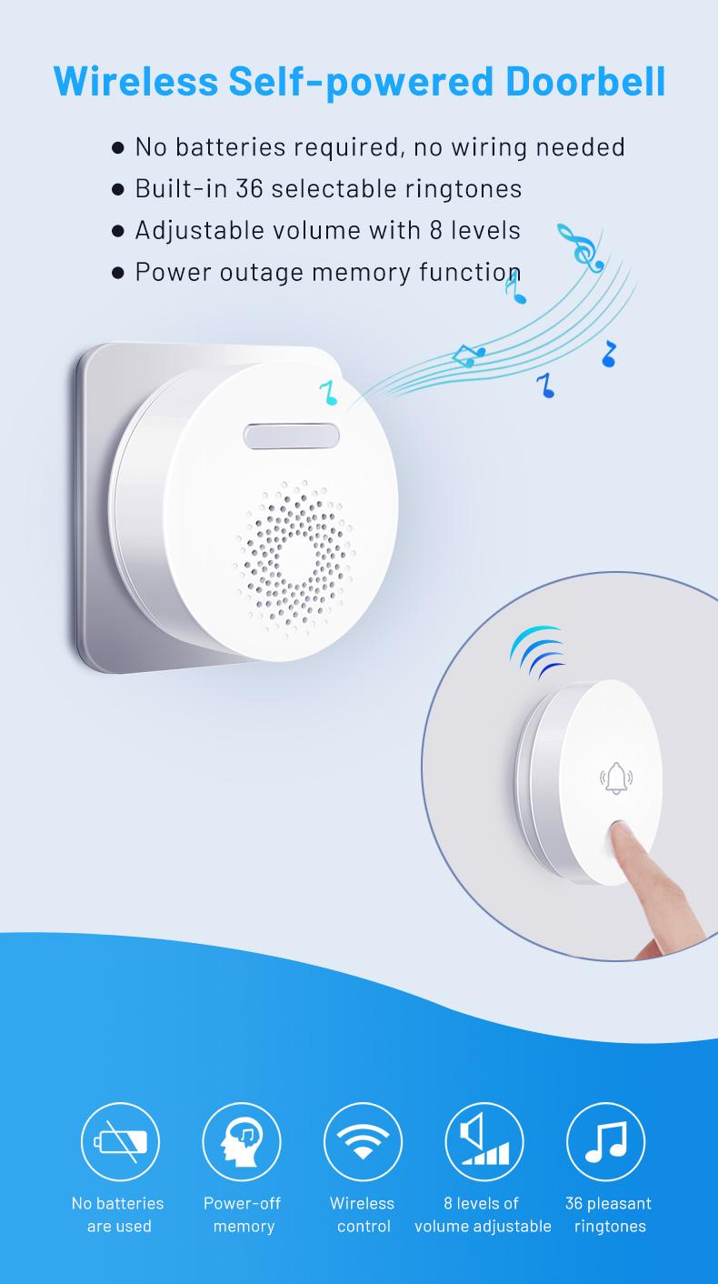Wireless Self-Powered Doorbell