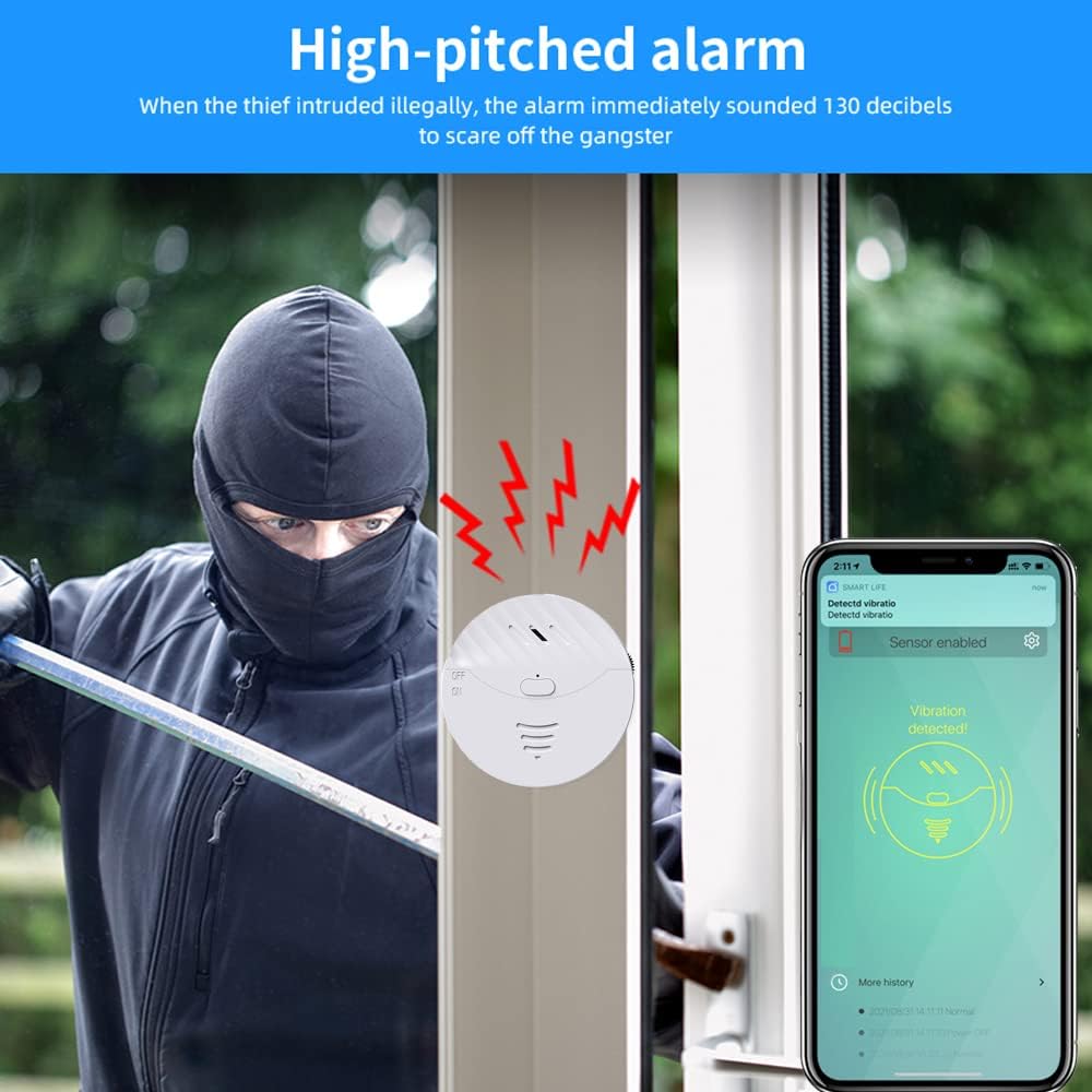 WiFi Window Glass Break Alarm