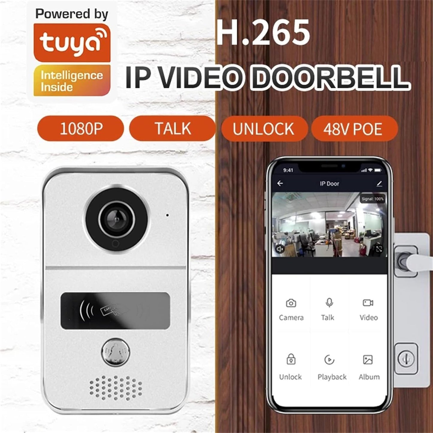 Tuya Smart Video Doorbell Wireless WiFi