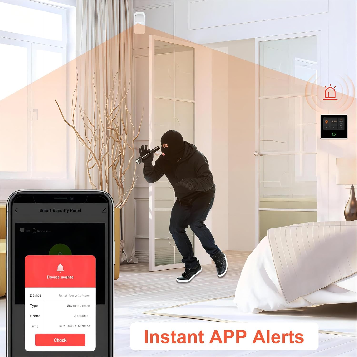 Mengshen WiFi 4G Alarm System Kit