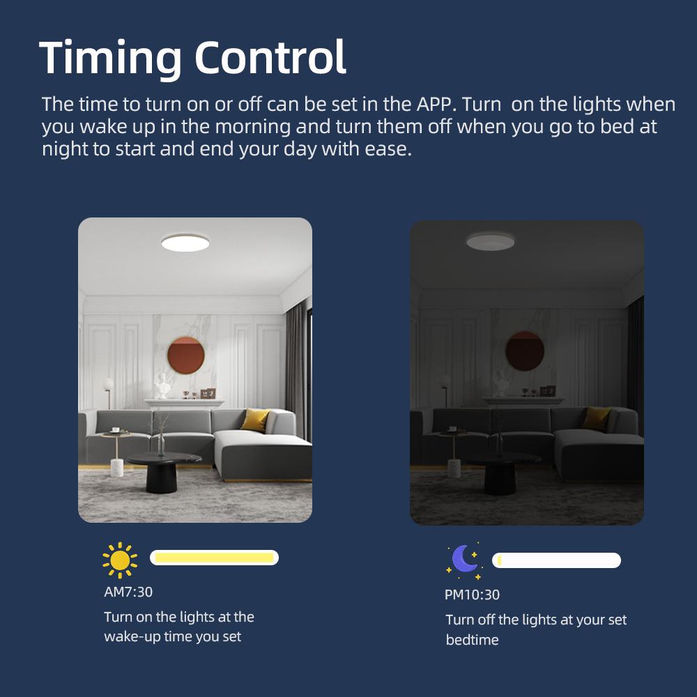 Smart dimmable ceiling light