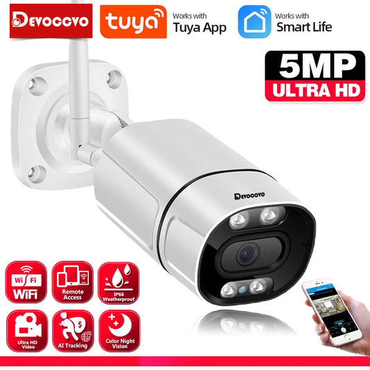 5MP Waterproof WiFi IP Camera