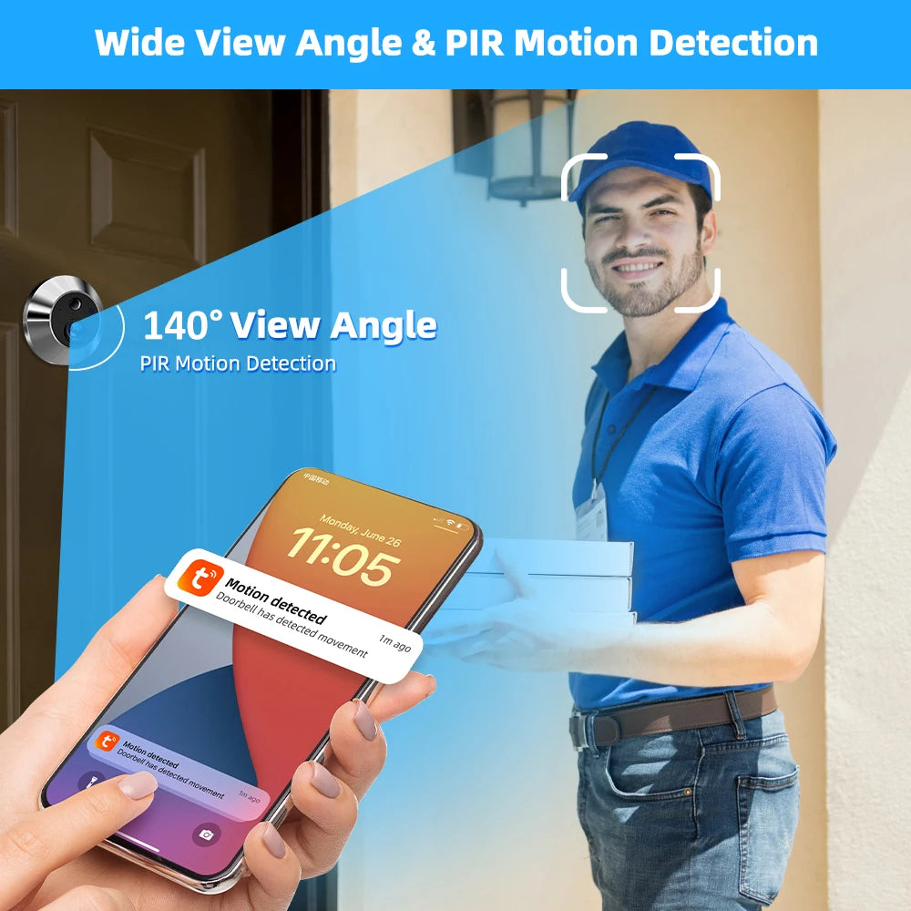 Tuya Smart WiFi Peephole Camera