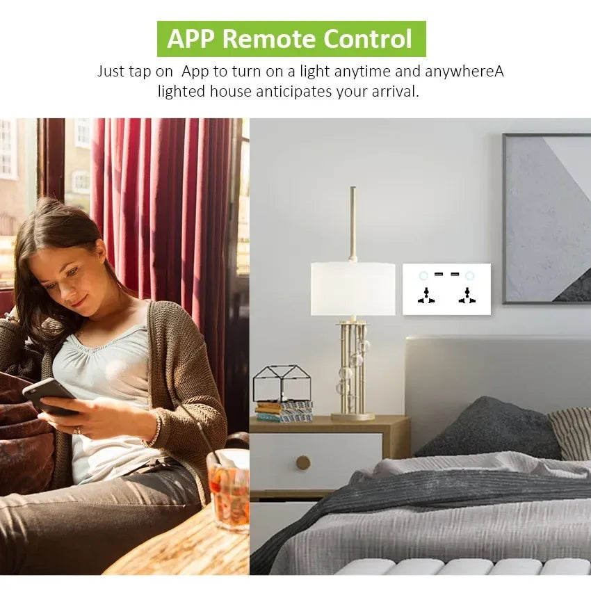 Smart WiFi Wall Socket
