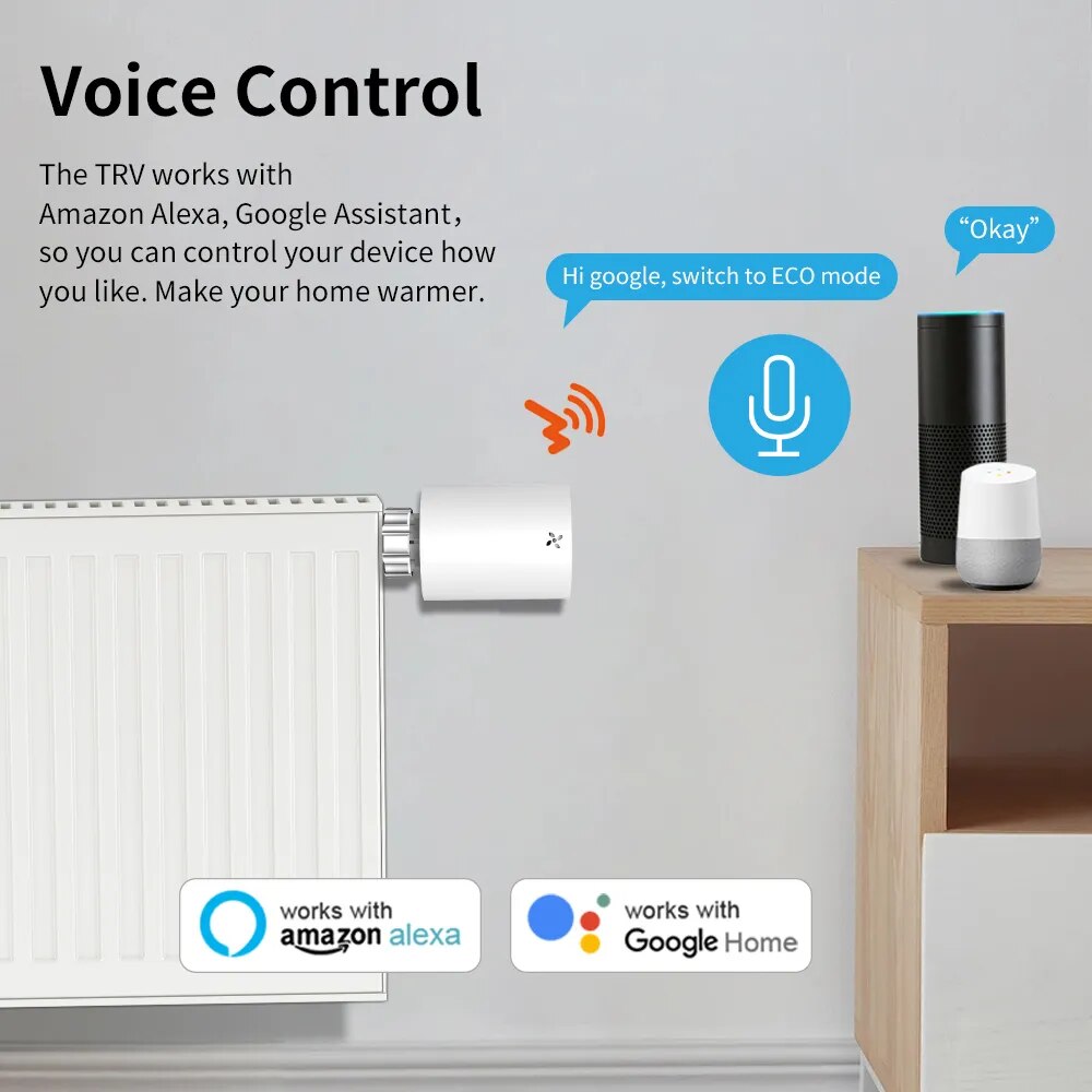 Smart Radiator Thermostat Tuya ZigBee 3.0