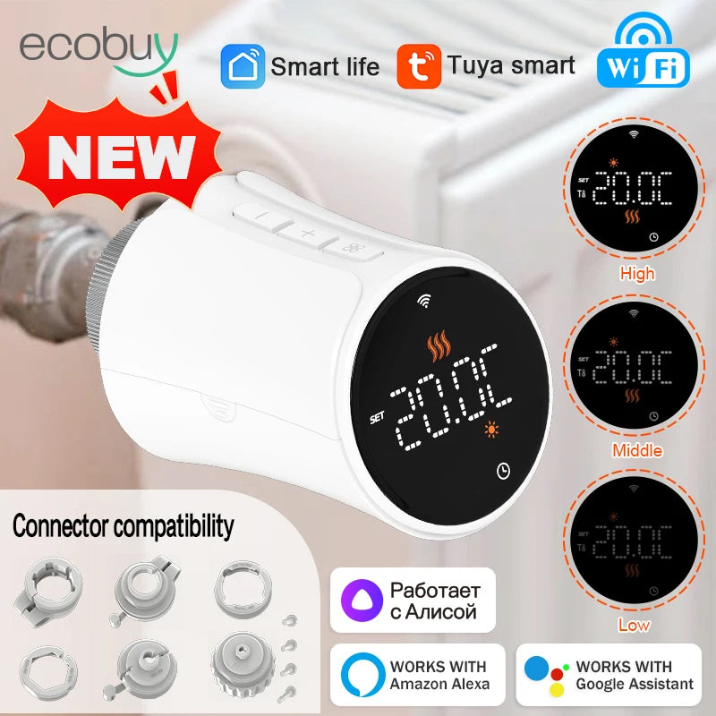Smart Wifi Thermostat Radiator Valve