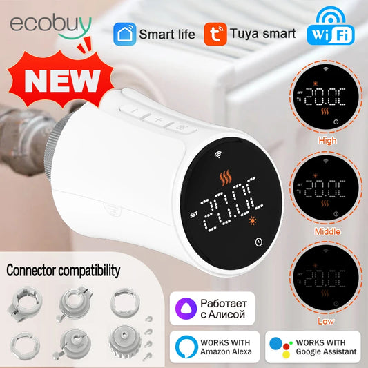 Smart Wifi Thermostat Radiator Valve