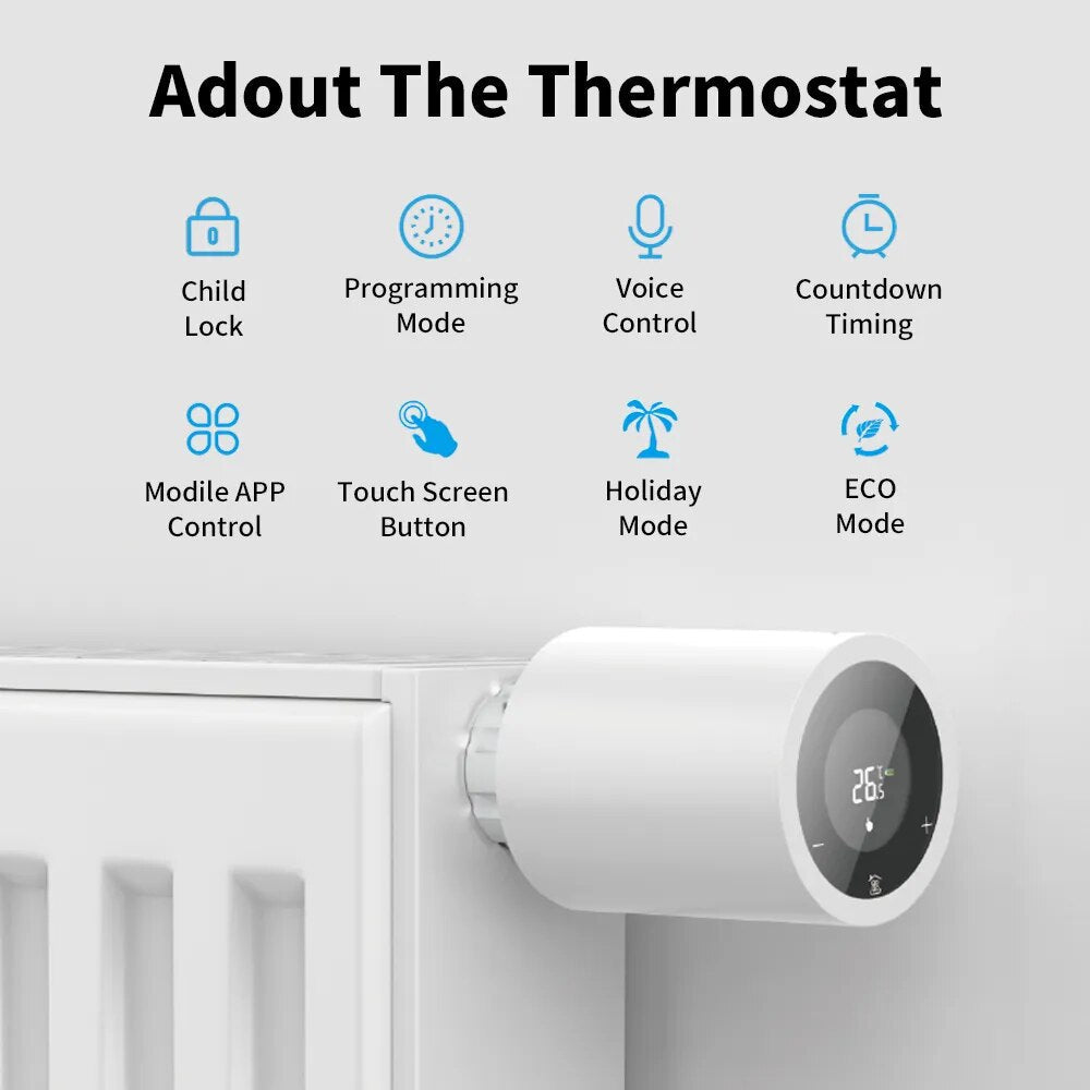 Smart Radiator Thermostat Tuya ZigBee 3.0