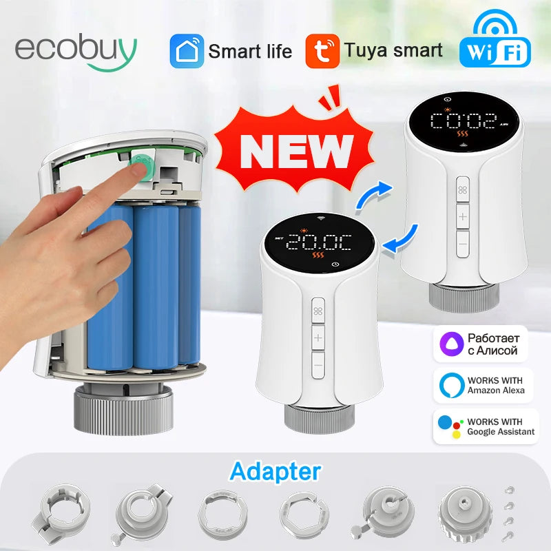 Smart Wifi Thermostat Radiator Valve