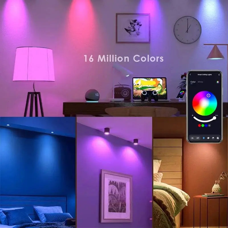 Tuya GU10 WiFi Bluetooth Dimmable LED Smart Light Bulb