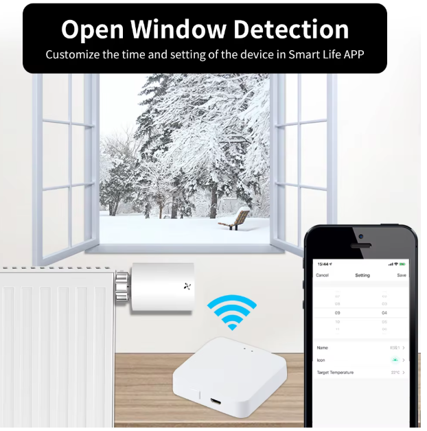 Smart Radiator Thermostat Tuya ZigBee 3.0