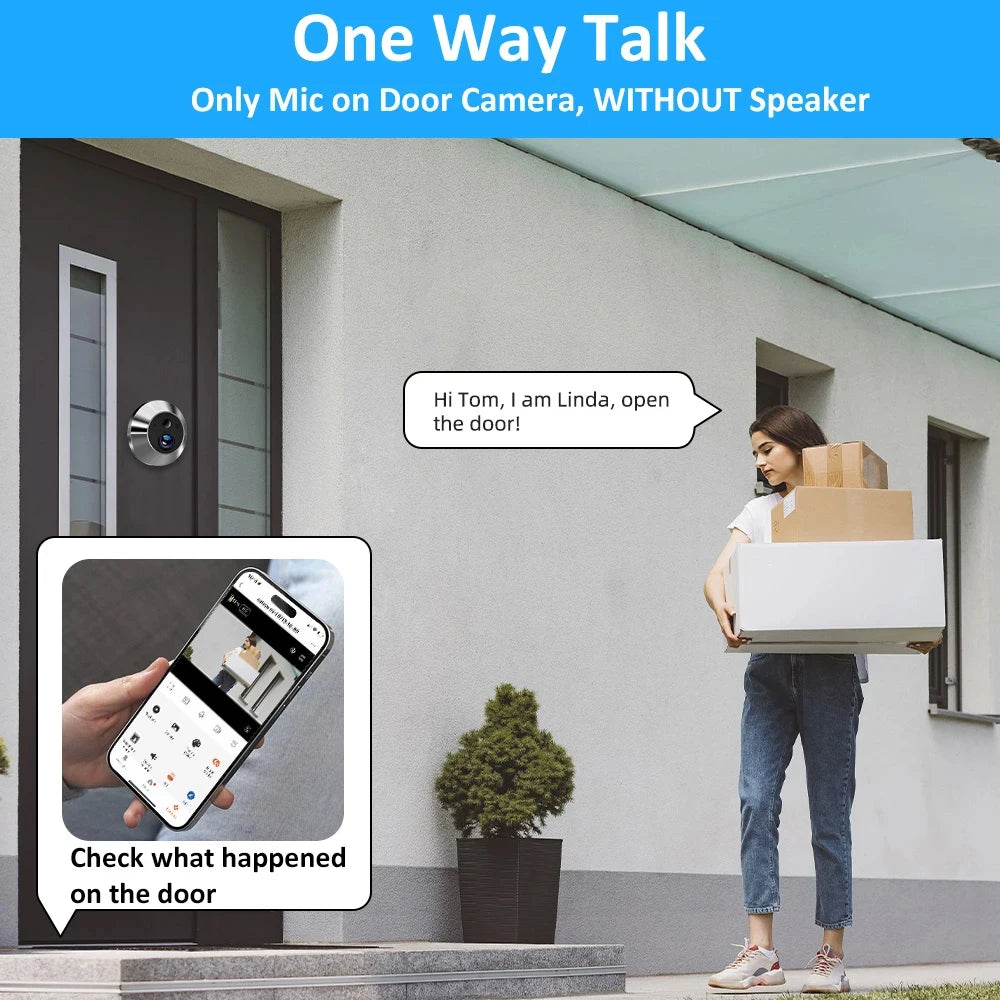 Tuya Smart WiFi Peephole Camera