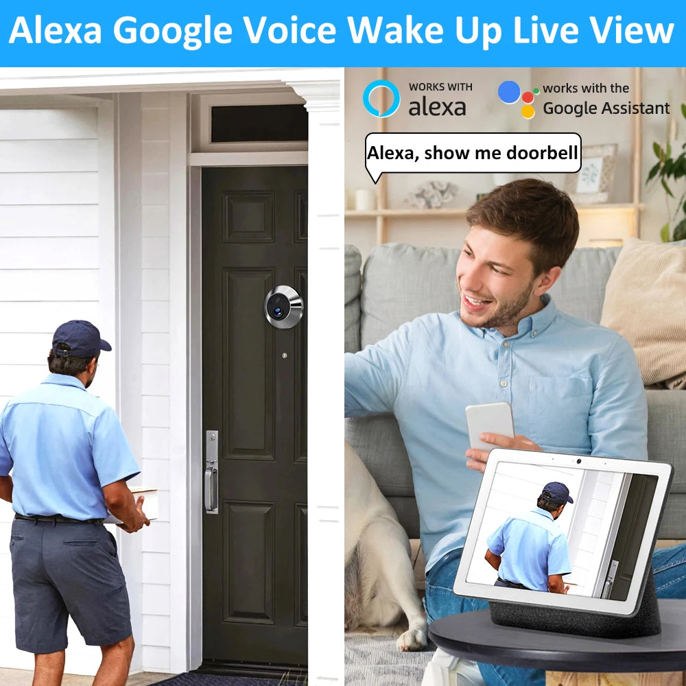 Tuya Smart WiFi Peephole Camera