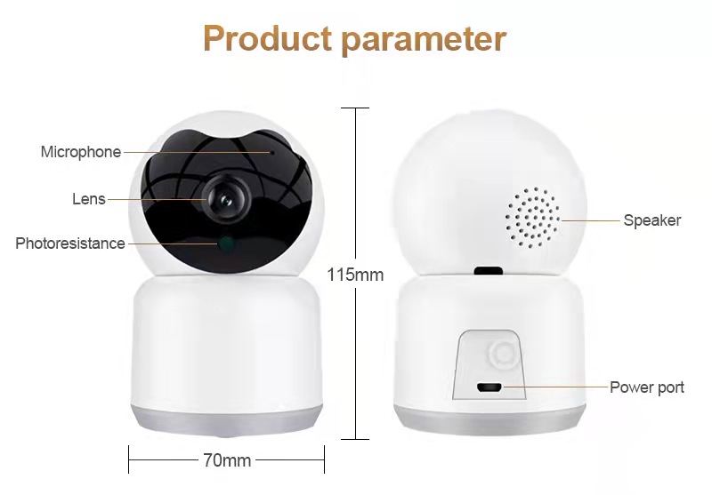 Indoor camera with intercom