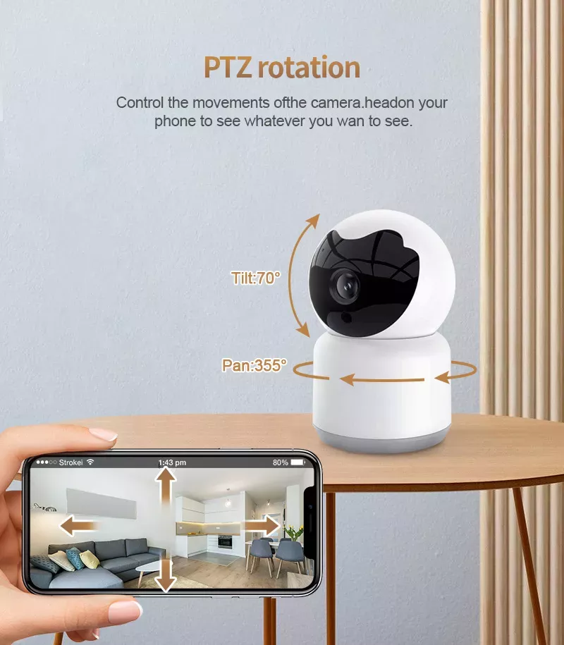 Indoor camera with intercom