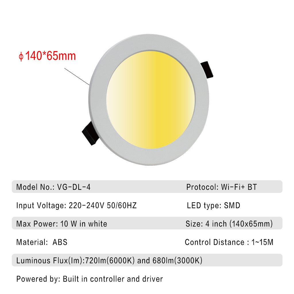 Recessed ambient downlight