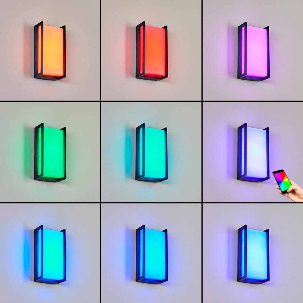 Skove Outdoor Wall Light - Modern LED Anthracite Fixture