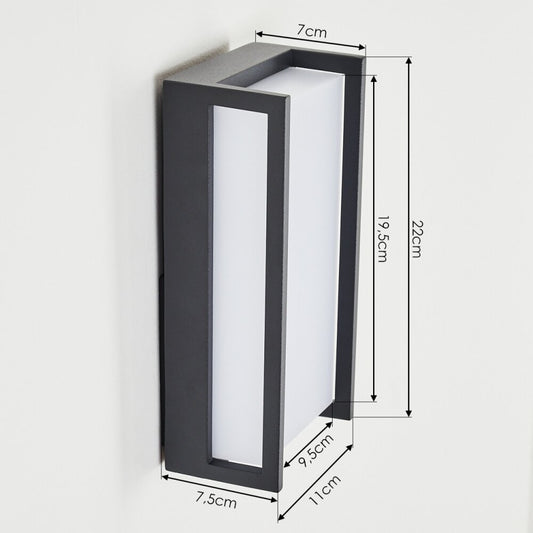Skove Outdoor Wall Light - Modern LED Anthracite Fixture