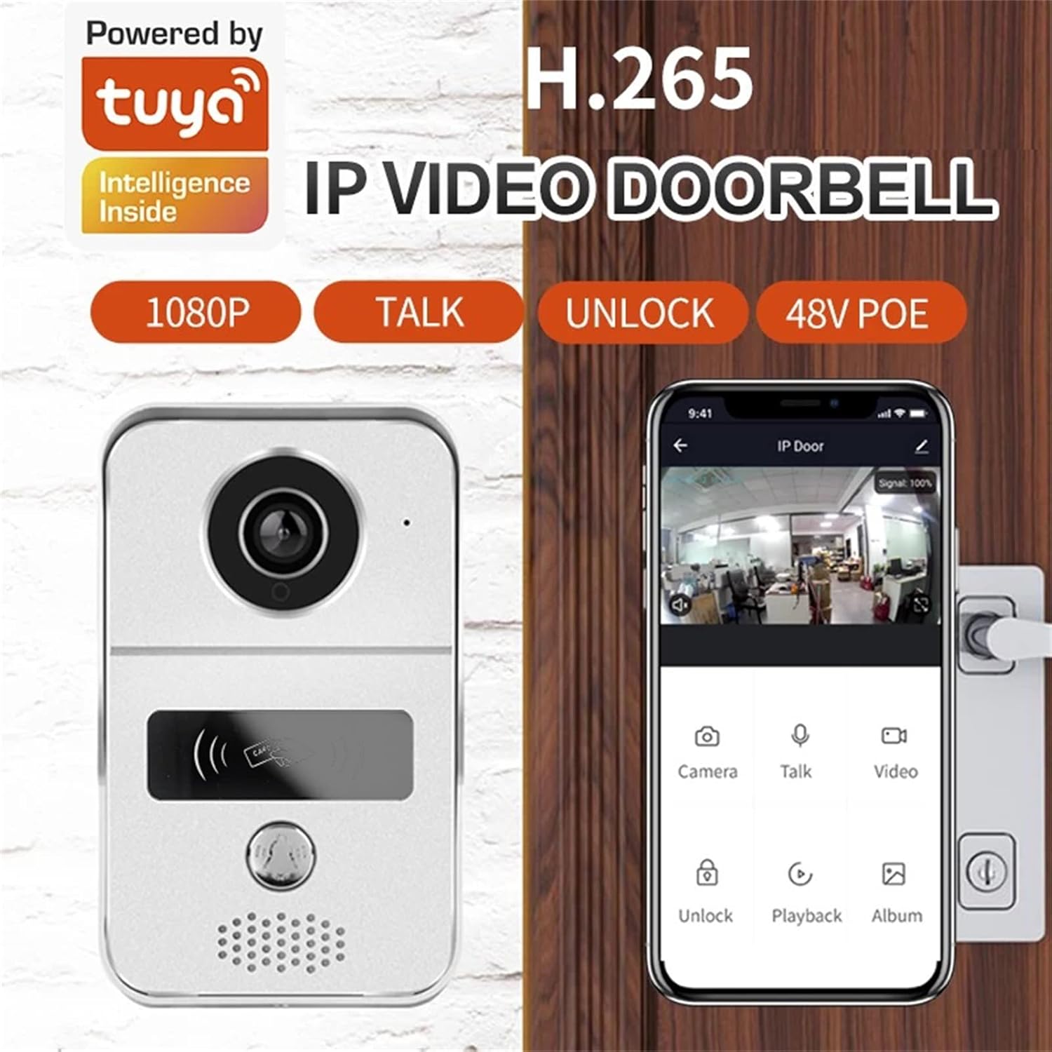 Tuya Smart Video Doorbell Wireless WiFi